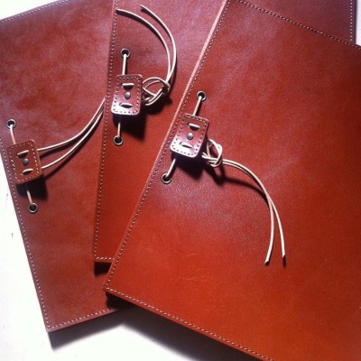 leather menubook